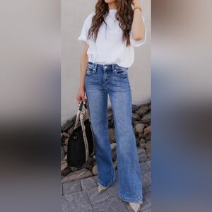 KanCan Avonlea Essential High Rise Wide Leg Flare